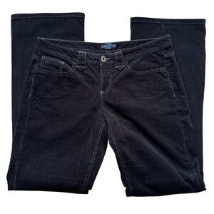 Tommy Hilfiger Black Corduroy Bootcut Leg Pants Tall Long